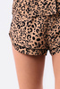 Szorty damskie Victoria - w brązową panterkę