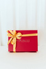 Pudełko prezentowe czerwone duże - ze złotym logiem Bohomoss