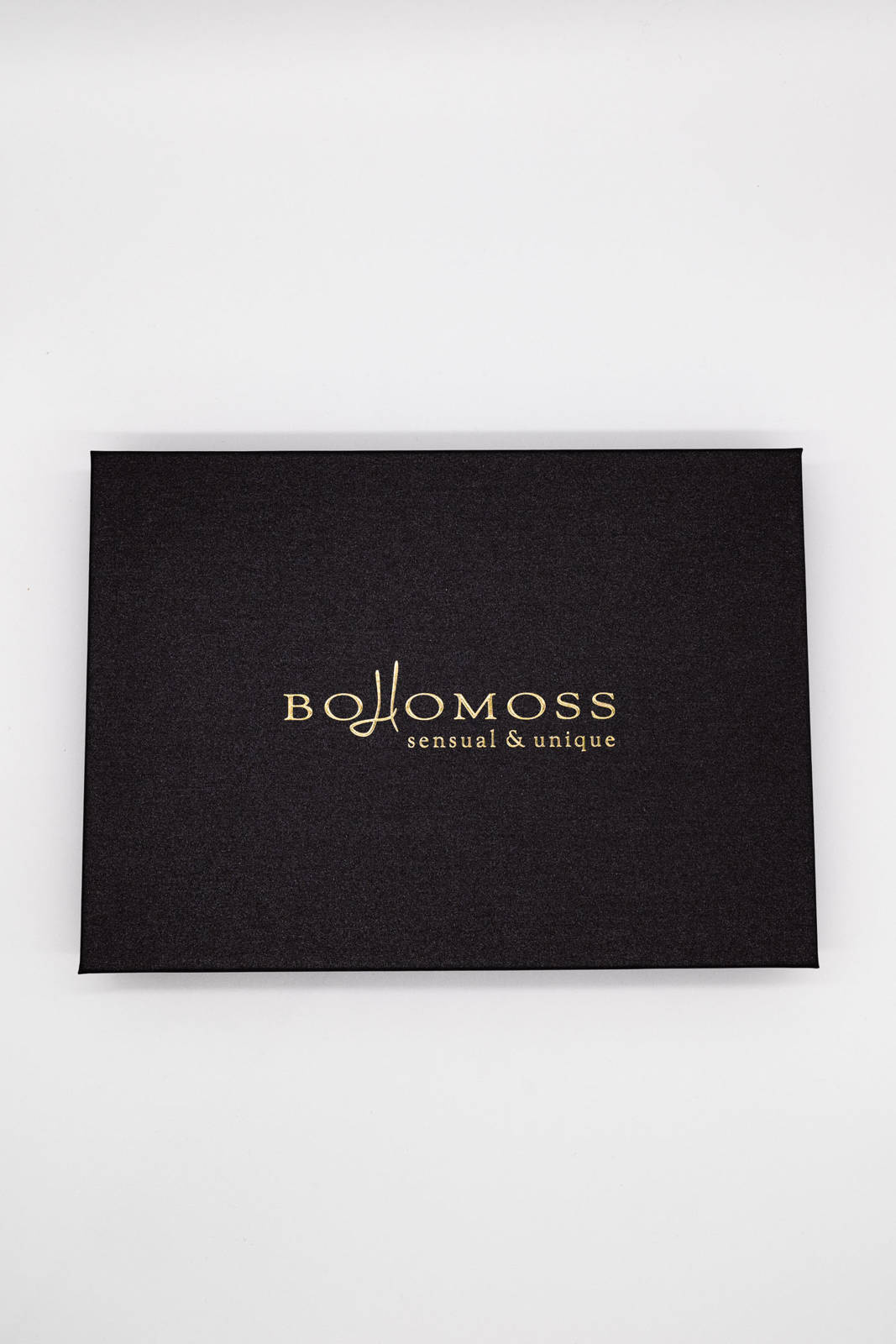 Pudełko prezentowe grafitowe - ze złotym logiem Bohomoss