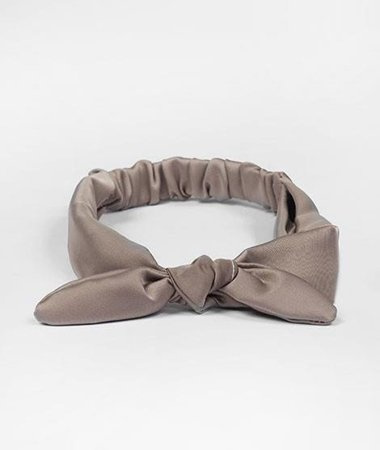 Opaska do włosów z kokardką - latte